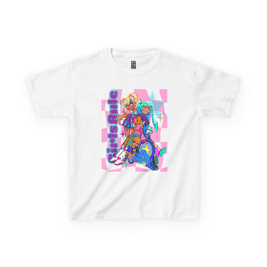 Kids Tee — Colorful Anime Skate Crew "This Route" Graphic