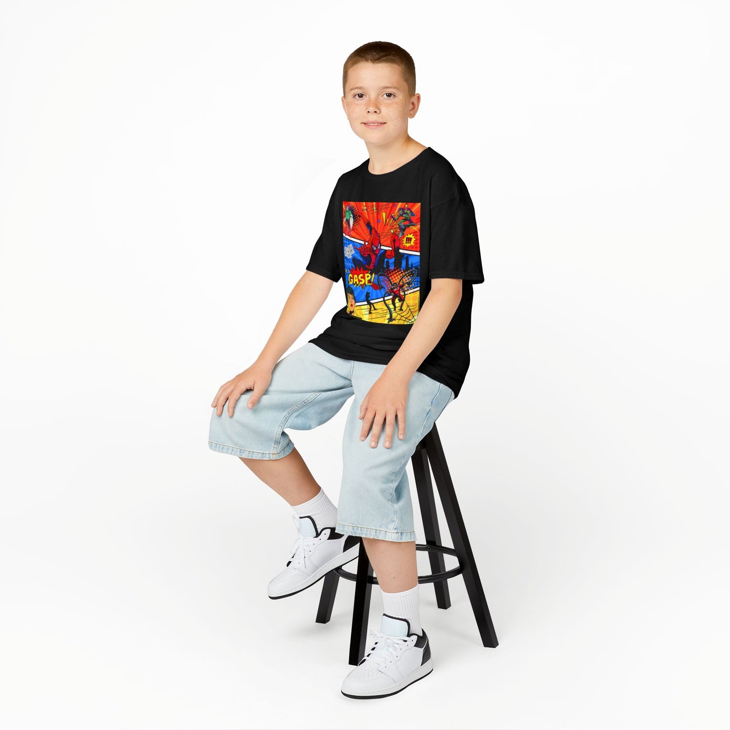 Kids Comic Tee — Colorful Pop Art "Gasp!" Graphic T-Shirt