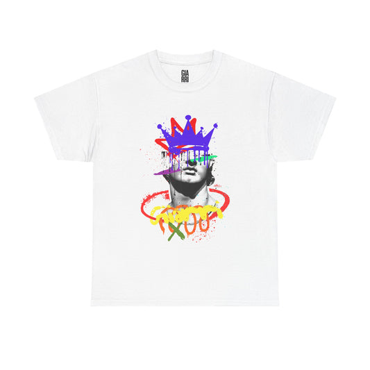 Graphic Tee — Color Splash Crown Portrait Shirt