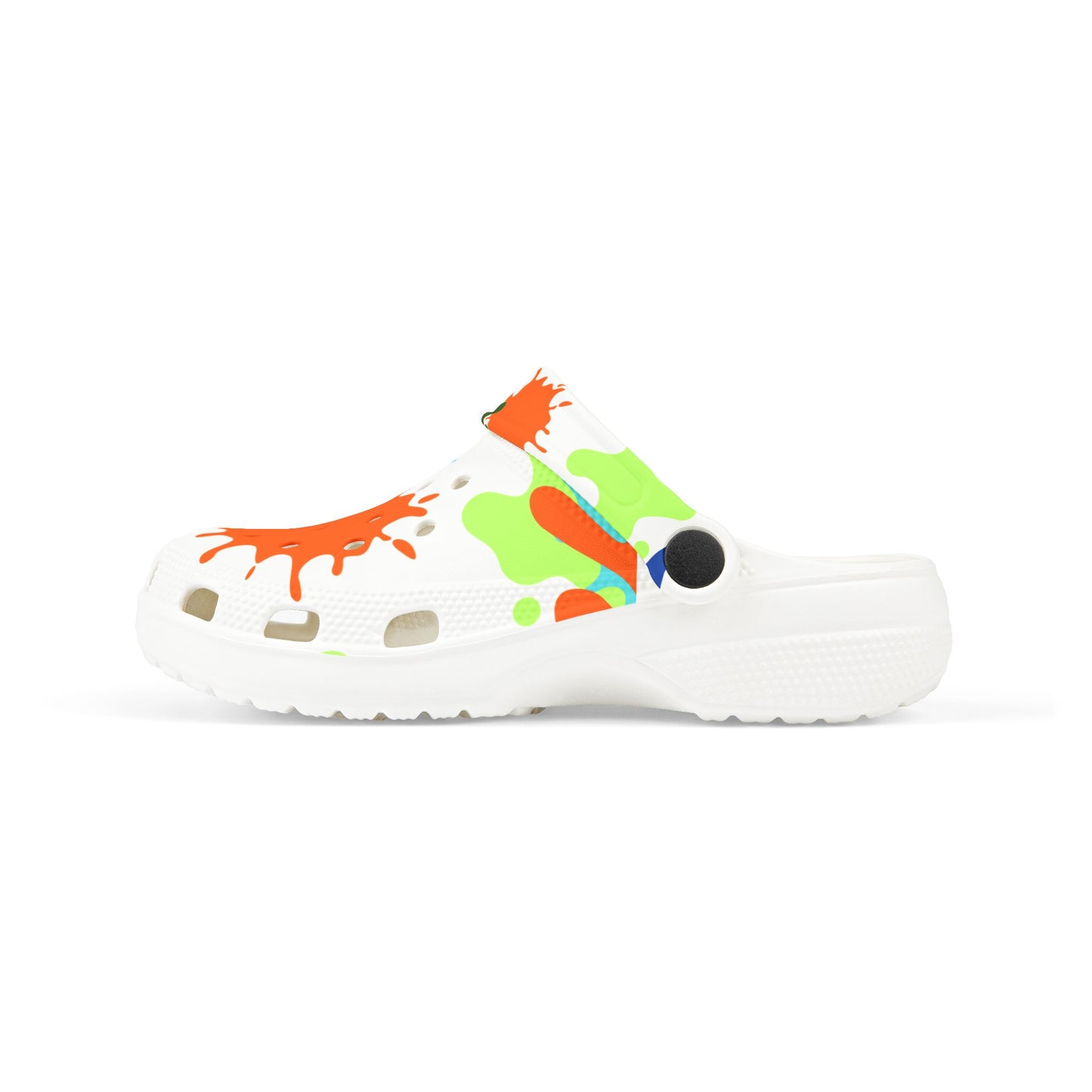 Kids Paint Splash EVA Clogs — Colorful Slip-On Water Shoes