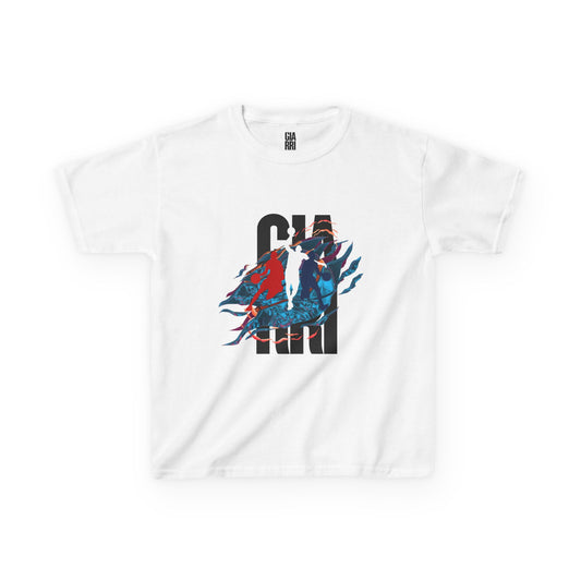 Boys Basketball Player Retro Tee — Girl Hoops Silhouette