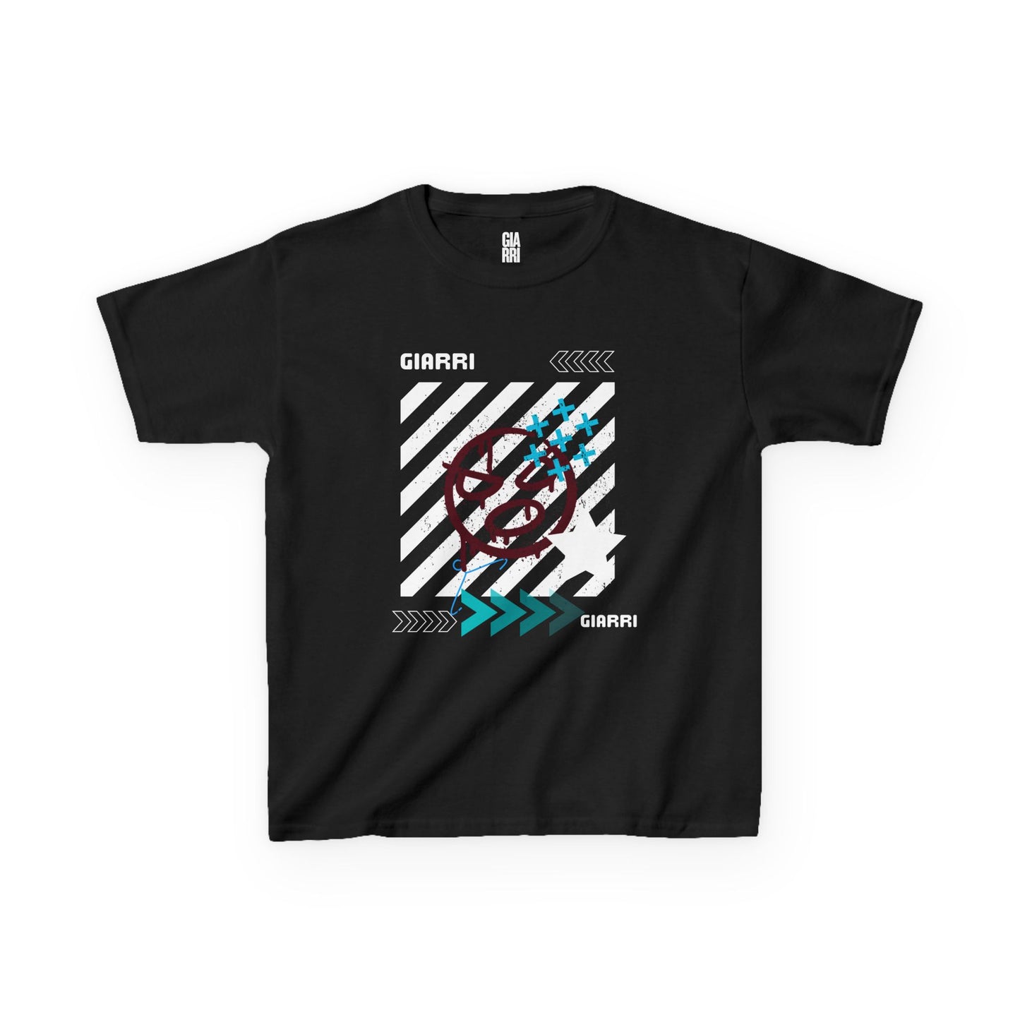 Kids Tee — Retro Street Graphic 'Giarri' Badge