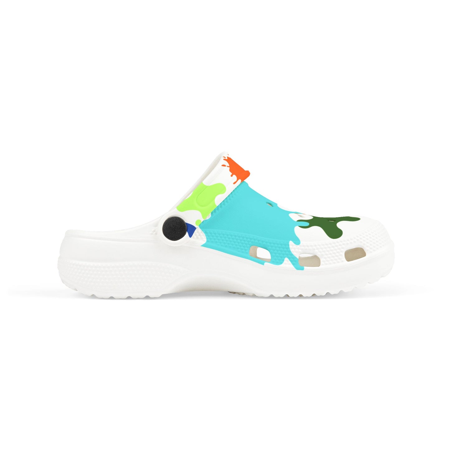 Kids Paint Splash EVA Clogs — Colorful Slip-On Water Shoes
