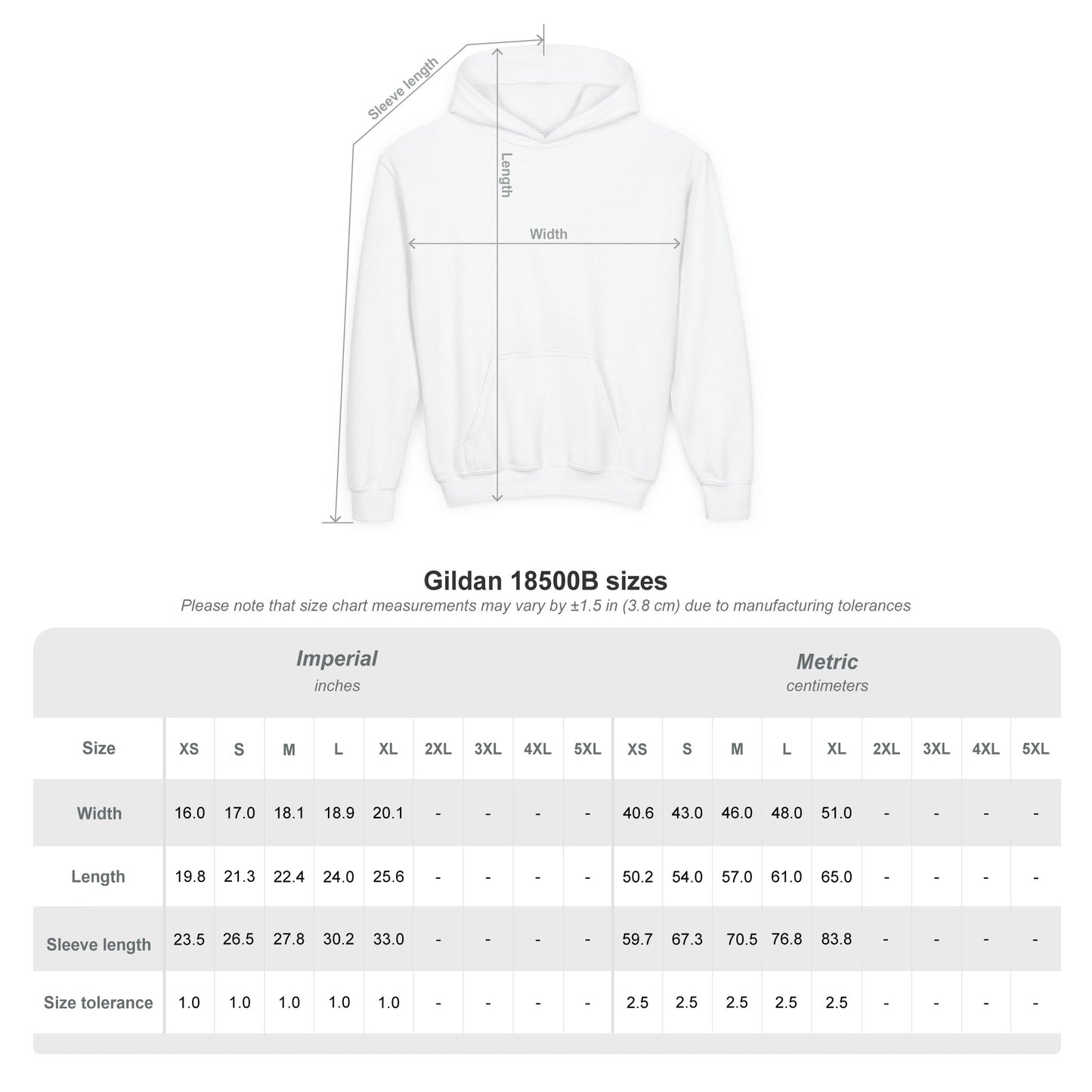 Youth Hoodie — Elegant 'GB' Script Logo Pullover