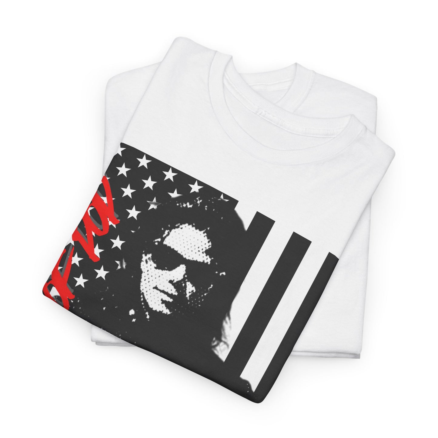 Pop Flag Tee — 'Am I Free' Retro Protest Graphic T-Shirt