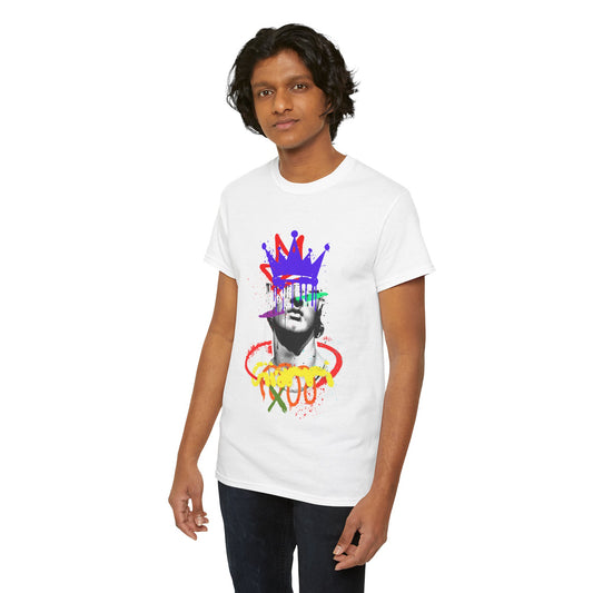 Graphic Tee — Color Splash Crown Portrait Shirt